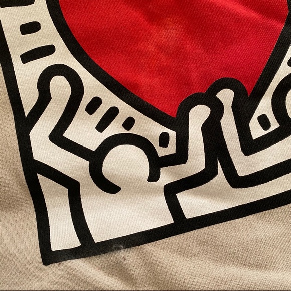 TALENTLESS x KIETH HARING MENS BONE HOODIE XS S XL - Picture 10 of 16